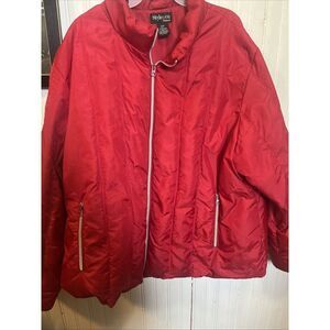 Style & CO 24 W Woman's Down Filled Coat Red